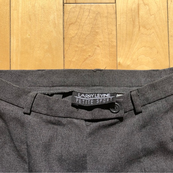 Larry Levine Grey Trouser - Picture 3 of 3